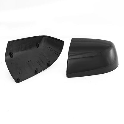 2 x Gloss Black Side Wing Mirror Covers for Ford Focus (2005-2008)