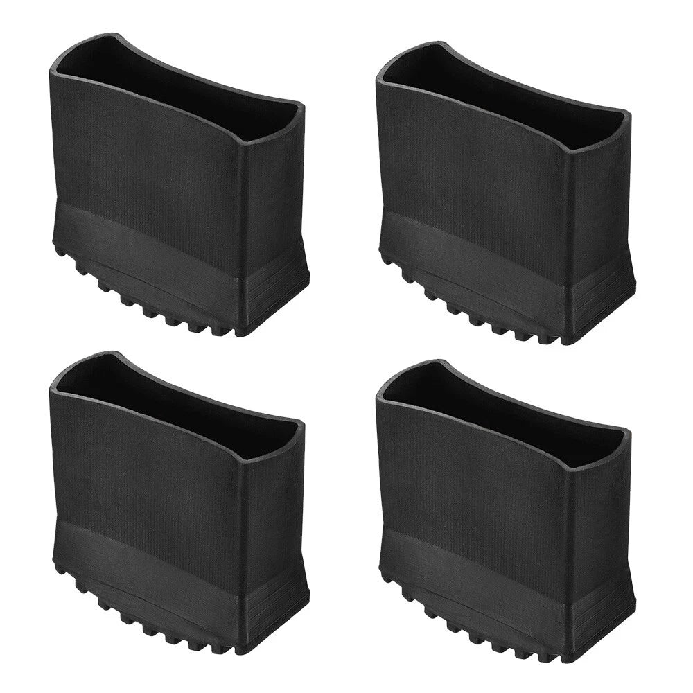 4 Pcs Rubber Non-Slip Ladder Feet Mats for Aluminum Ladder