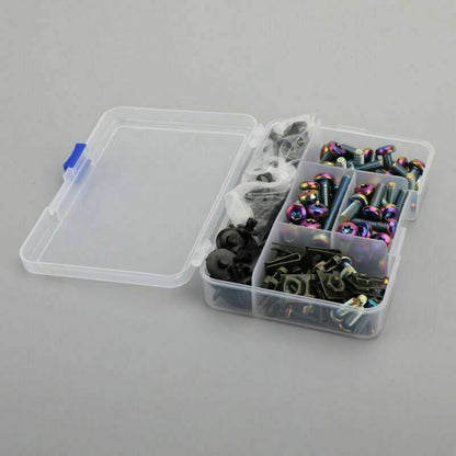 173PCS Titanium Fairing Screws & Clips Set for F2