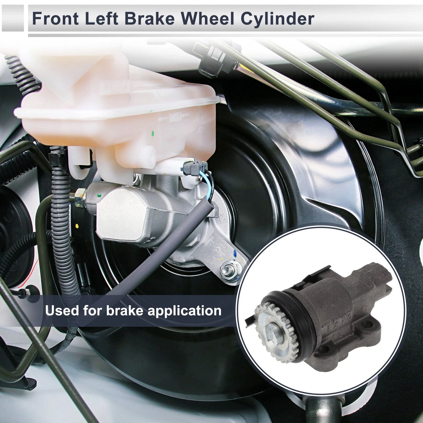 Front Left Brake Wheel Cylinder for Toyota Coaster (1998–2008)