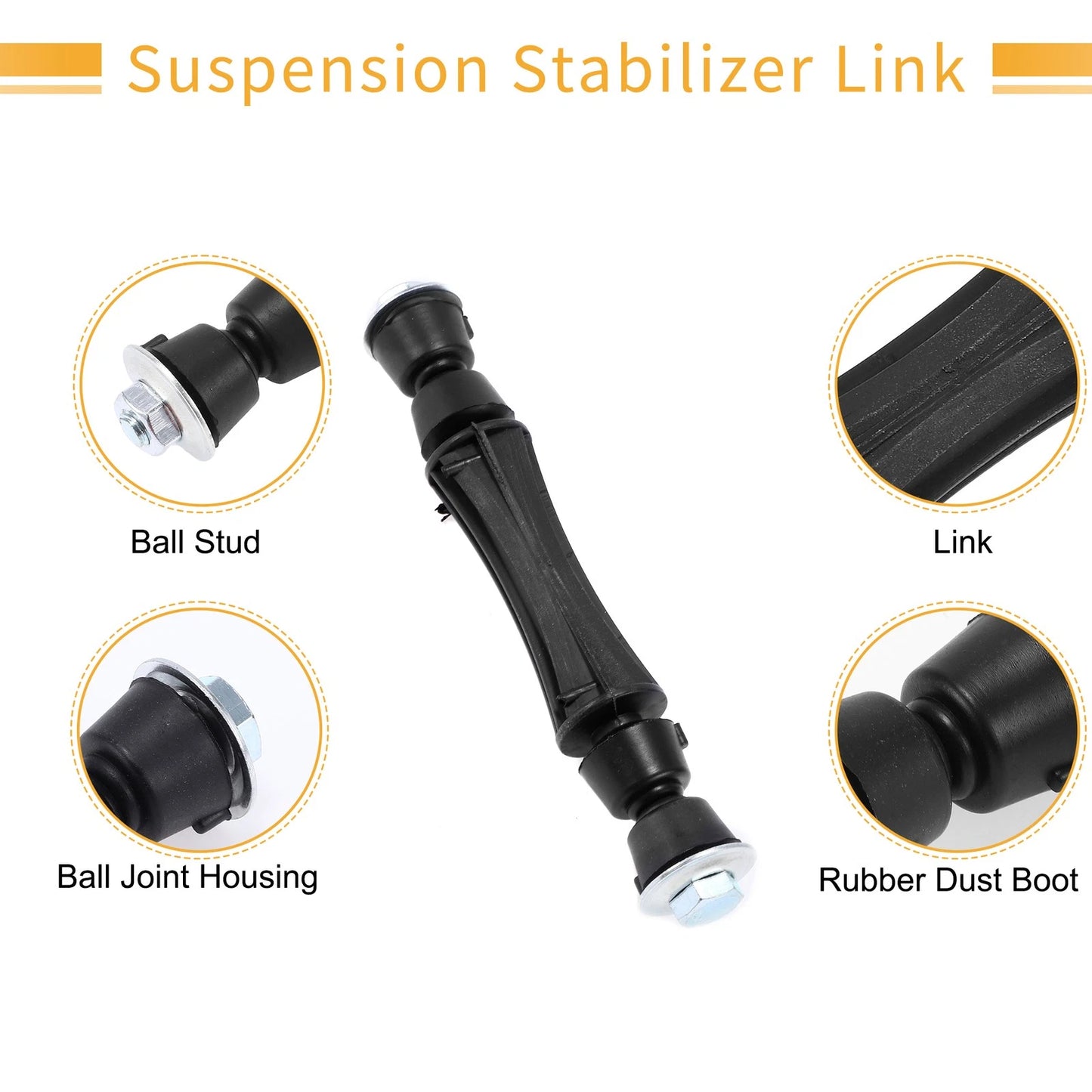 Front Stabiliser Sway Bar Link with Bushing for Chevrolet Tahoe