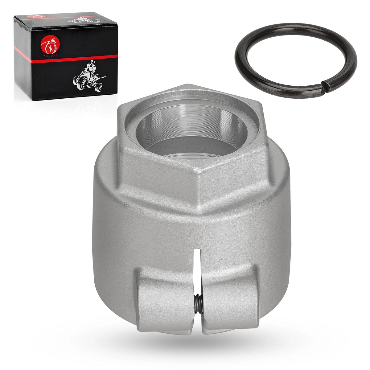 Axle Nut w/ Retaining Ring for Polaris Trail Boss/Trail Blazer 330 Scrambler 500 (1999–2004)