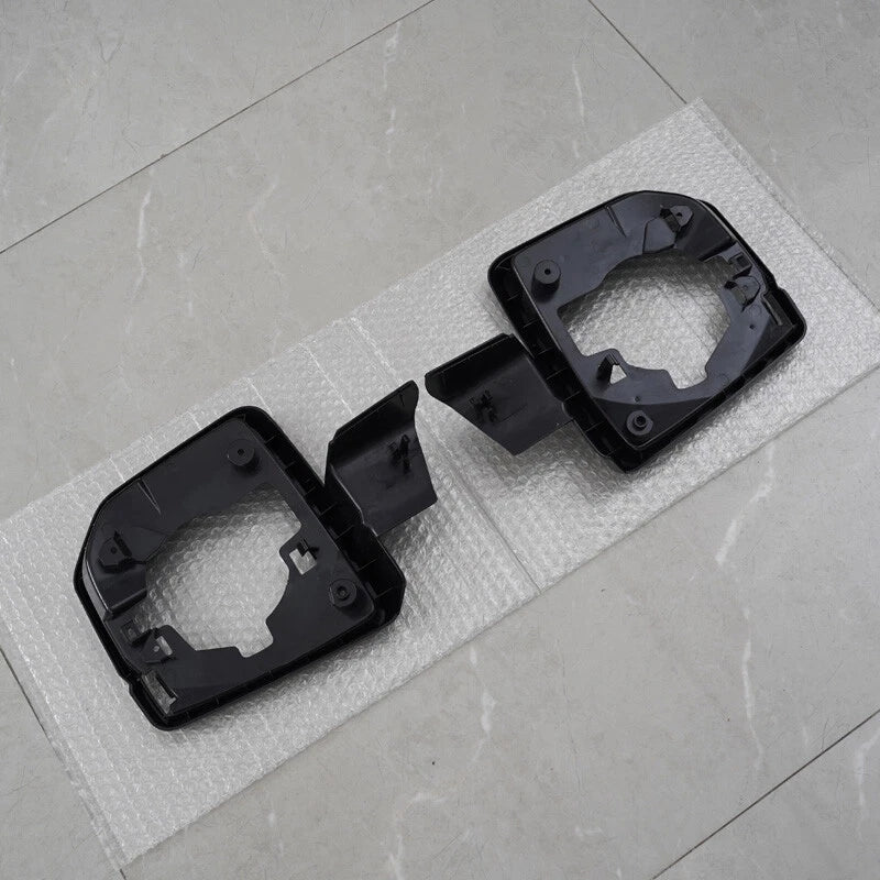 Black Left Right Side View Mirror Frame Ring Cover Bezels for 2015-2020 Ford F150