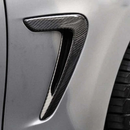Carbon Fiber Side Fender Air Vent Trim Replace For BMW F32 F33 F36 4 Series