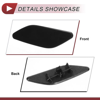 Front Left Washer Nozzle Cover for Lexus ES300h (2019-2022) Black 1 x Cap