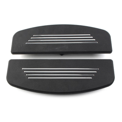 2 x Front Rider Insert Floorboard Footboards for Harley Street Electra Road Glide