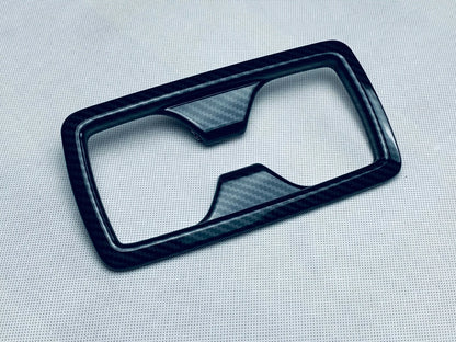 Carbon Fiber Water Cap Holder Cover Trim for 2020-2023 Toyota Highlander