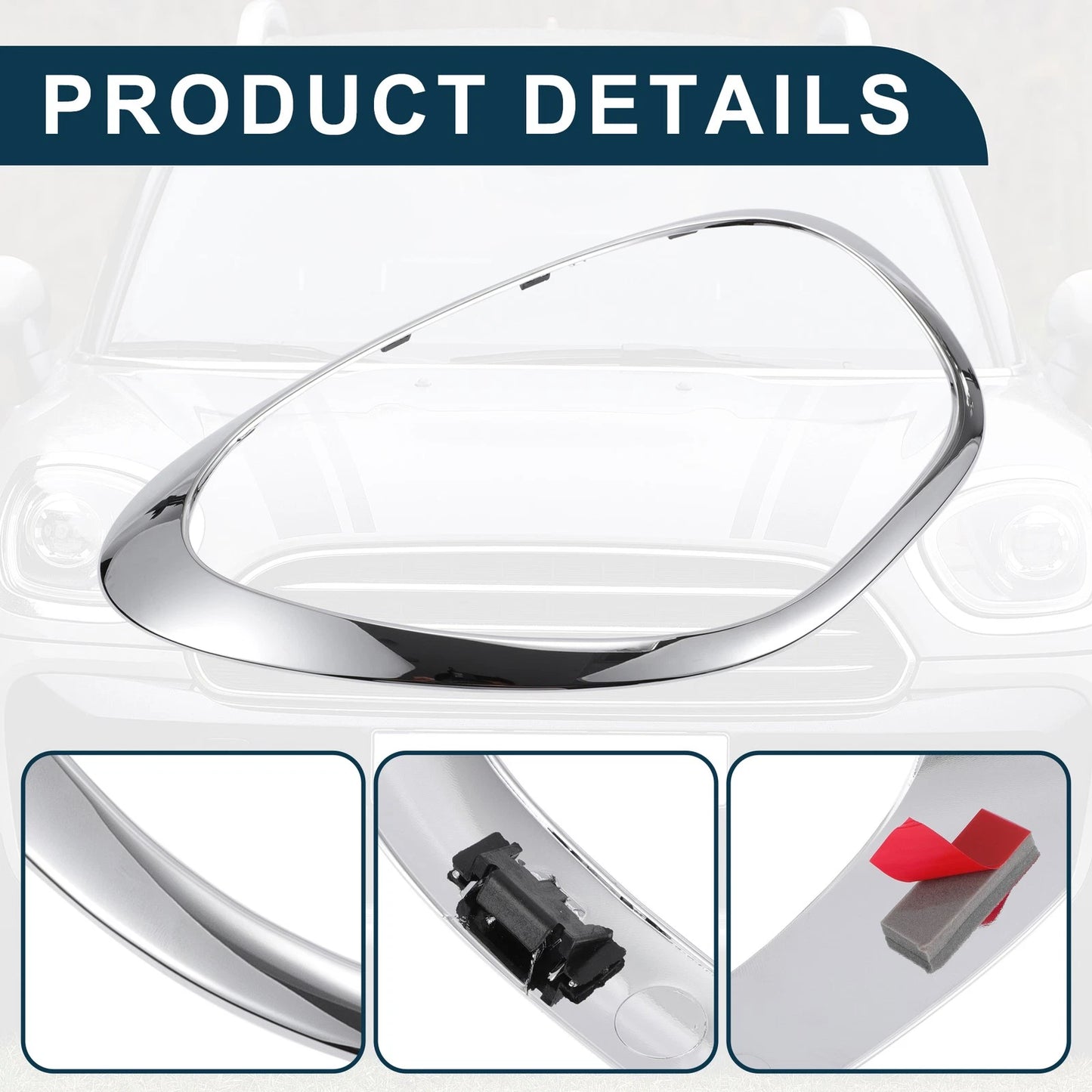 Front Right Headlight Trim Bezel for Mini Cooper Countryman (2011-2016)