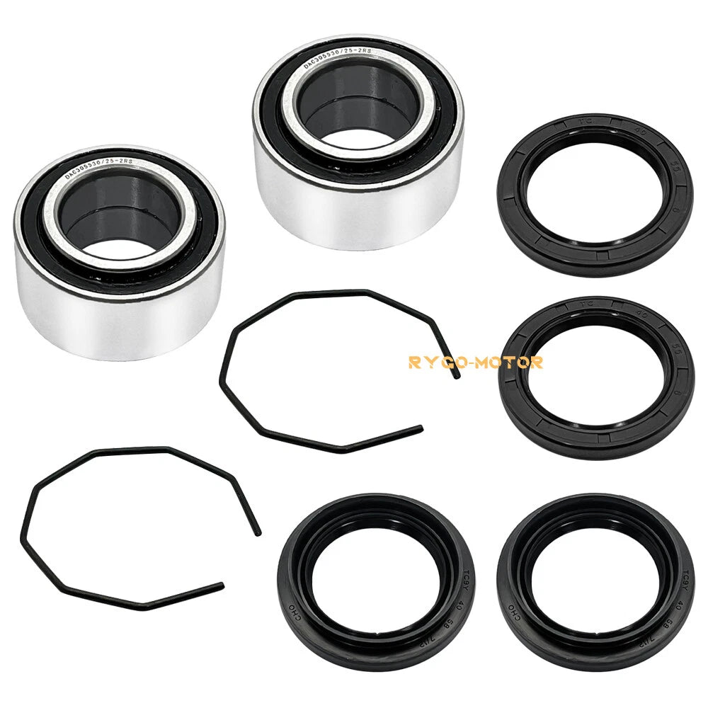 Front Wheel Hub Bearings Seal Kit for Arctic Cat ATV Bearcat
