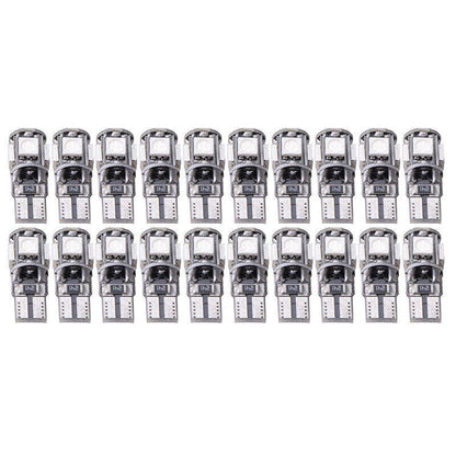 20 x T10 Green LED 5050 5SMD Wedge Light Bulbs for Car (W5W 194 168 2825)