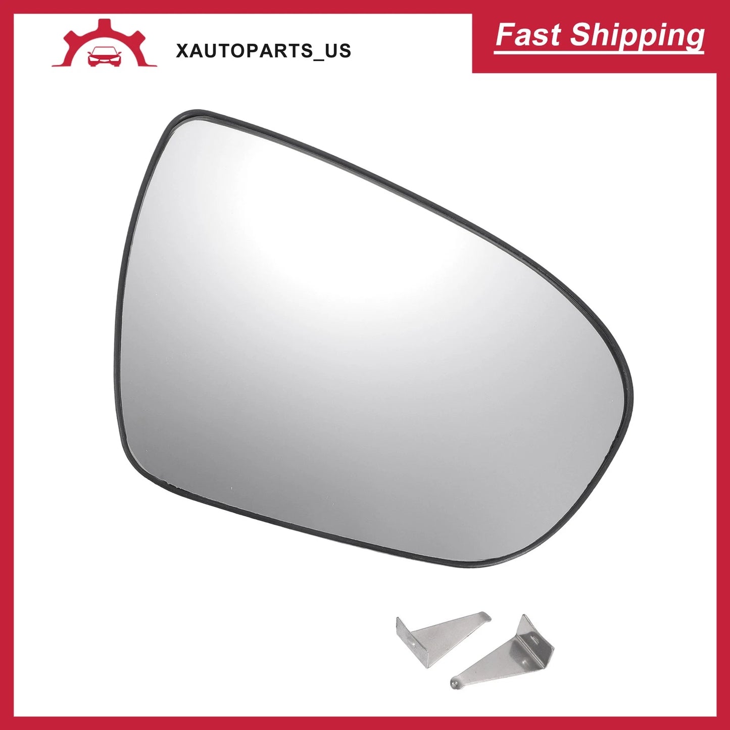 Heated Right Side Mirror Glass w/ Backing Plate for Kia Optima (2011-2015)