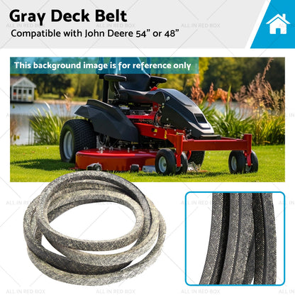 Gray Deck Belt 48" 54" for John Deere Z425 Z435 Z445 (2006-2015)