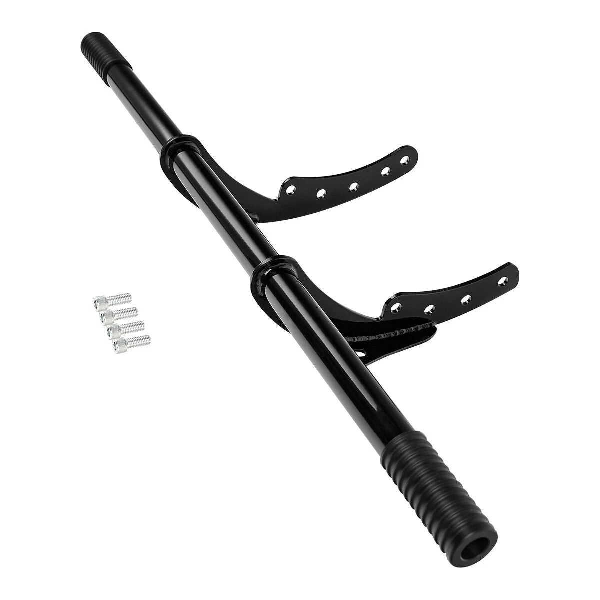 Black Highway Footpeg Crashbar for Harley Softail Low Rider Street Bob (18-25)