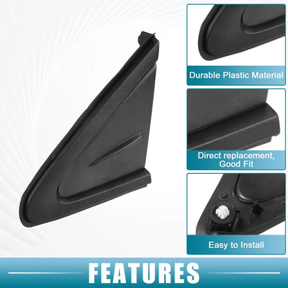 Pair Door Mirror Corners for Toyota Corolla (2019-2021)