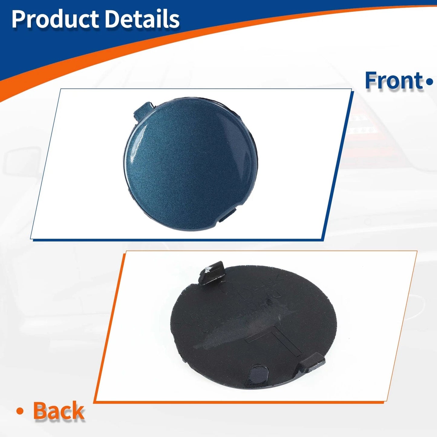 Tow Hook Cover for Mazda (D10J50A12A) Deep Blue (2014-2019)