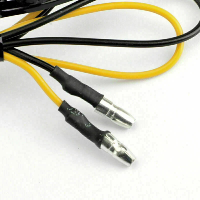 2 x Universal Motorcycle Mini Indicator Lights Smoke Lens for F3