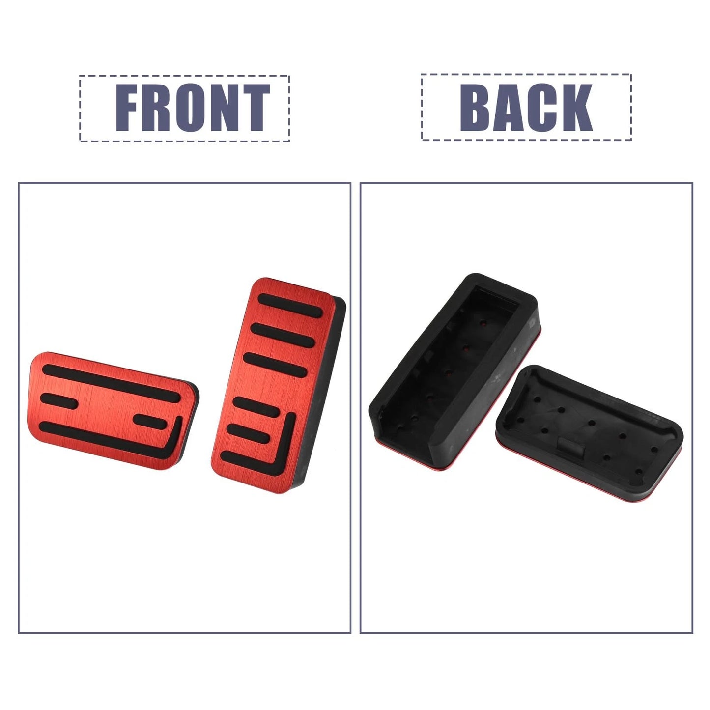 Foot Pedal Brake Gas Pad Covers for Honda Fit (2021)