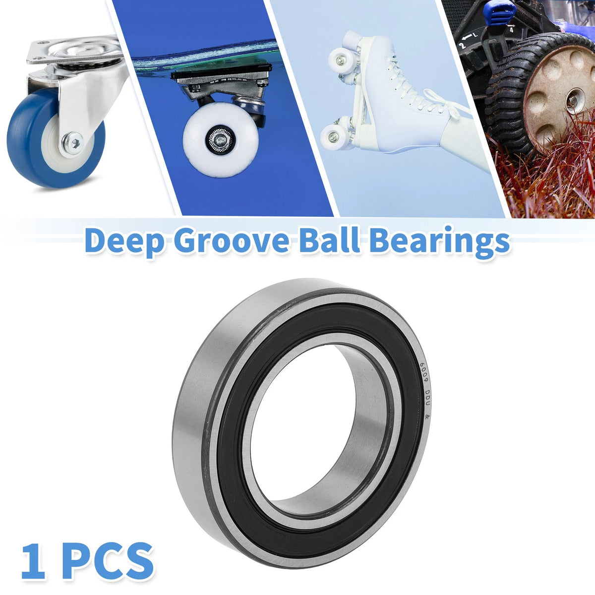 Deep Groove Ball Bearings 45x75x16mm 1 Pc for Scooter Skateboard Wheel