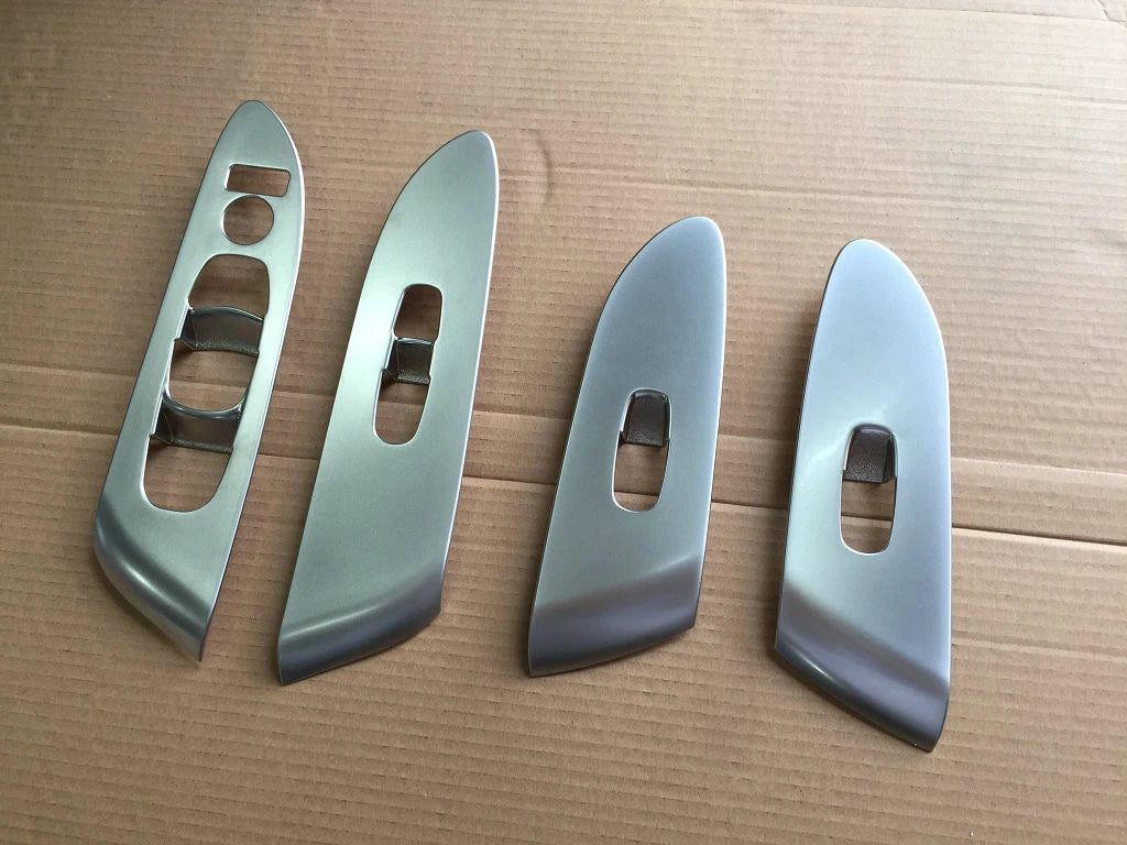 Pearl Chrome Door Armrest Window Switch Cover Trim for Nissan Murano (2015-2021)