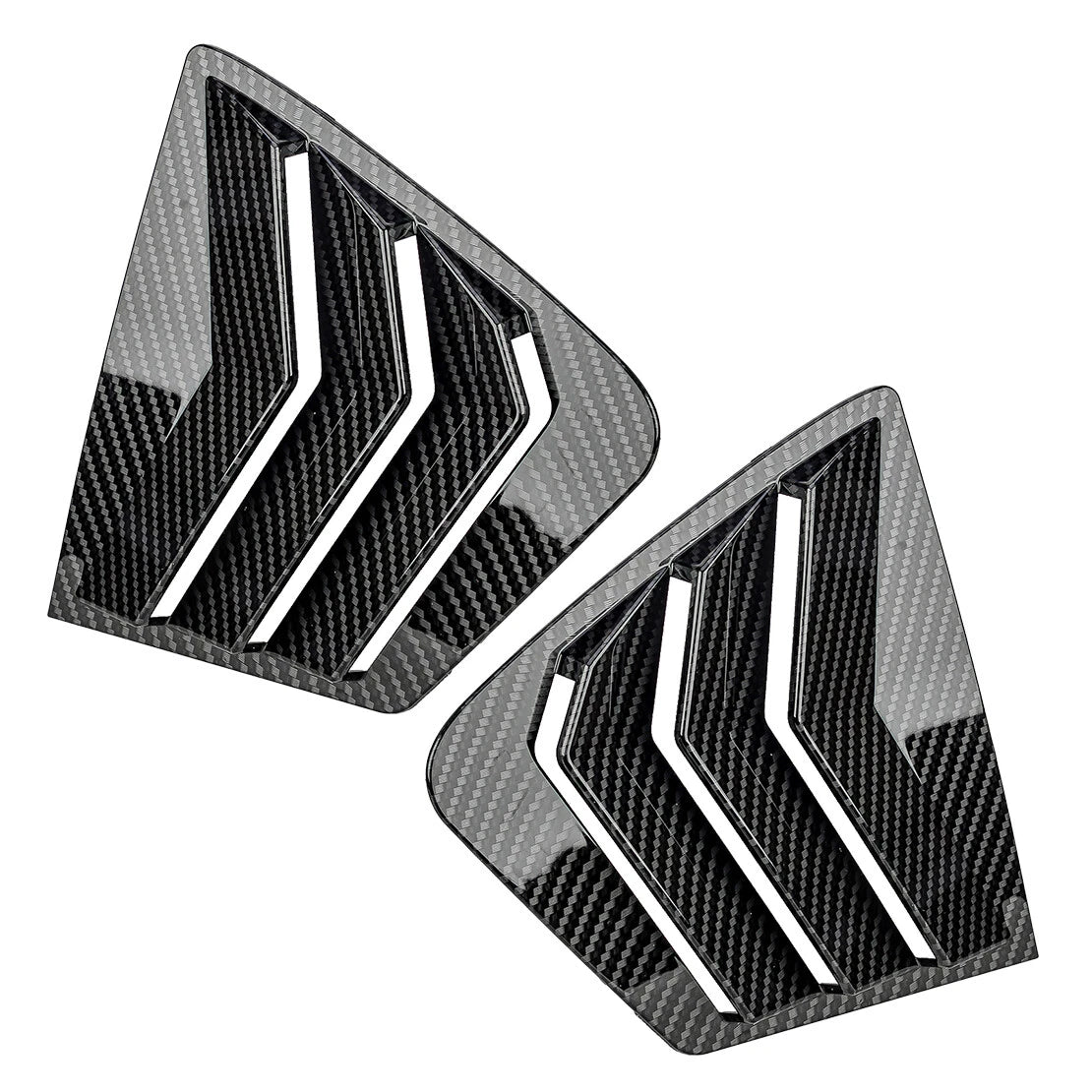 Carbon Fiber Rear Side Window Louvers for Honda Civic (2012-2015)