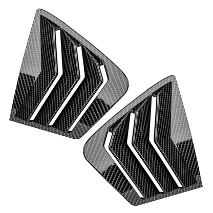 Carbon Fiber Rear Side Window Louvers for Honda Civic (2012-2015)
