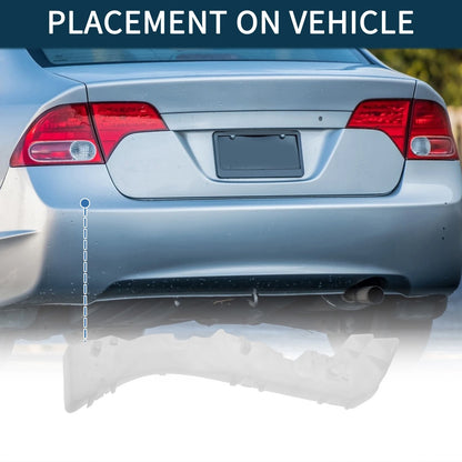 Left Rear Bumper Retainer Bracket for Mazda 6 (2003-2008)