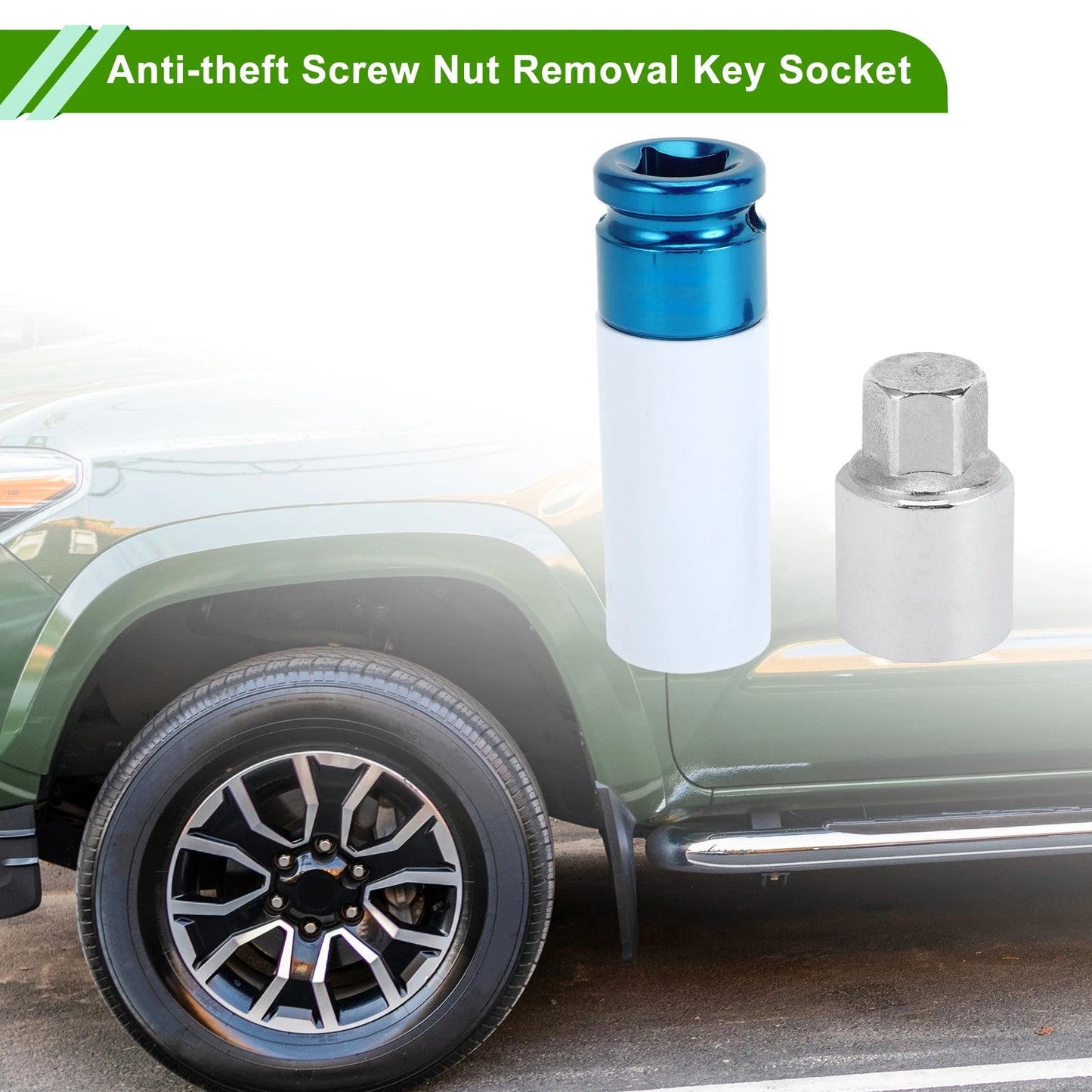Wheel Lock Lug Nut Anti-theft Removal Key Socket Type C for Toyota
