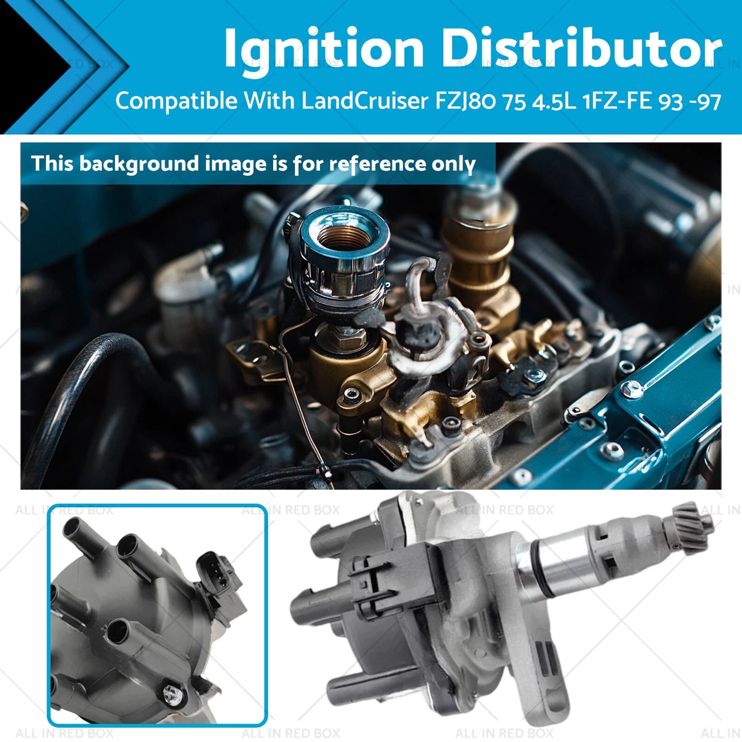 Ignition Distributor for Toyota LandCruiser FZJ80 4.5L 1FZ-FE (1993-1997)