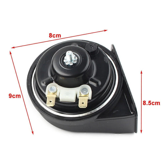 12V Snail Horn 125db Loud Dual Pitch for Honda, Ford, BMW, Universal