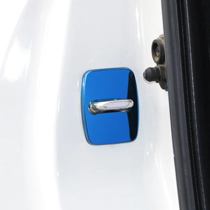 4X Stainless Door Lock Hook Protect Buckle Cover Trim fit For BMW 1 3 4 5 Series