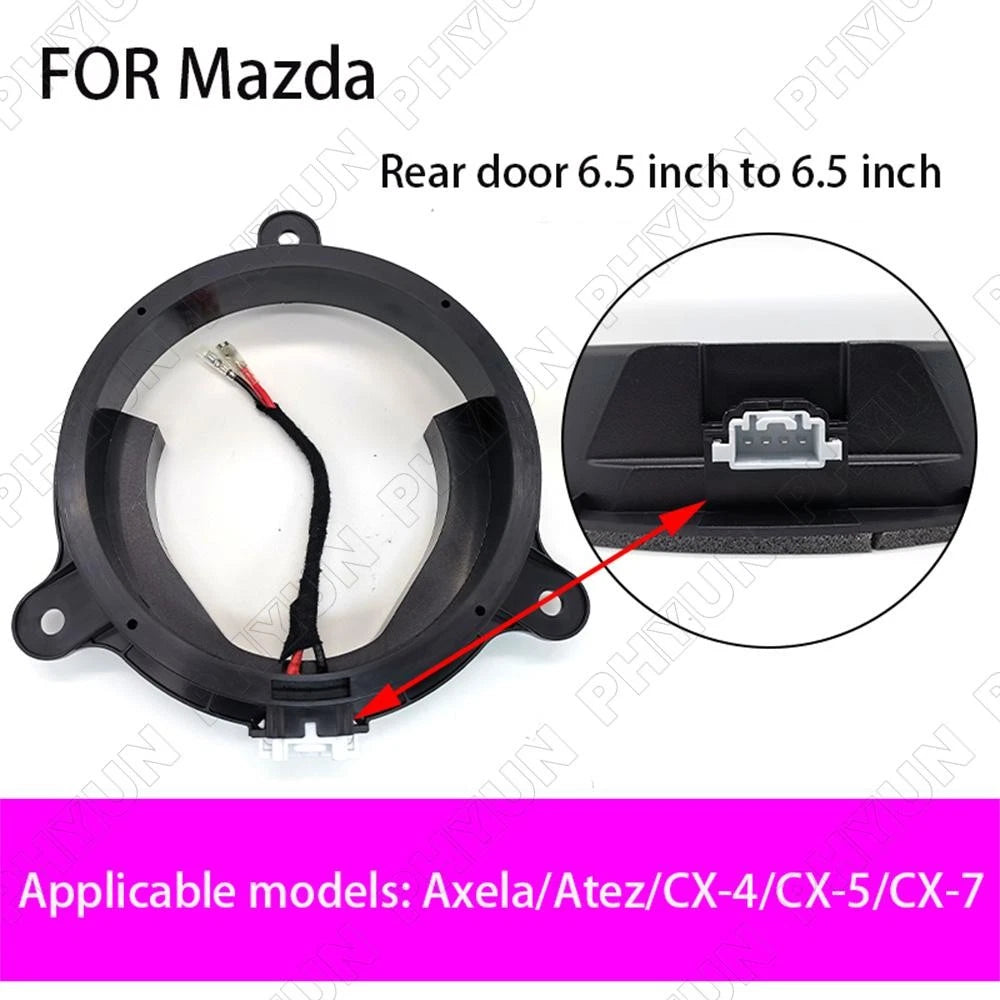 Speaker Pad Adapter Mount w/ Wire Harness for Mazda Axela Atez CX-4 CX-5 CX-7 (2013-2017)
