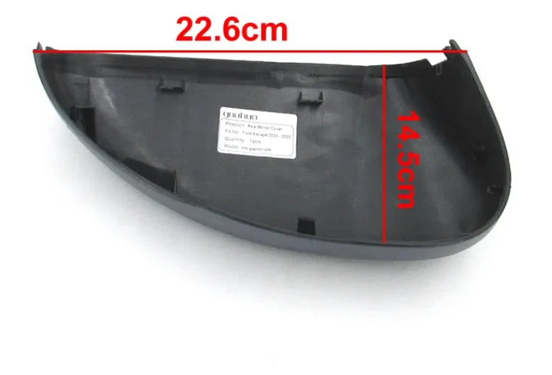 Left Black With Turn Signal Hole Side Mirror Cover for Ford Escape (2020–2021)