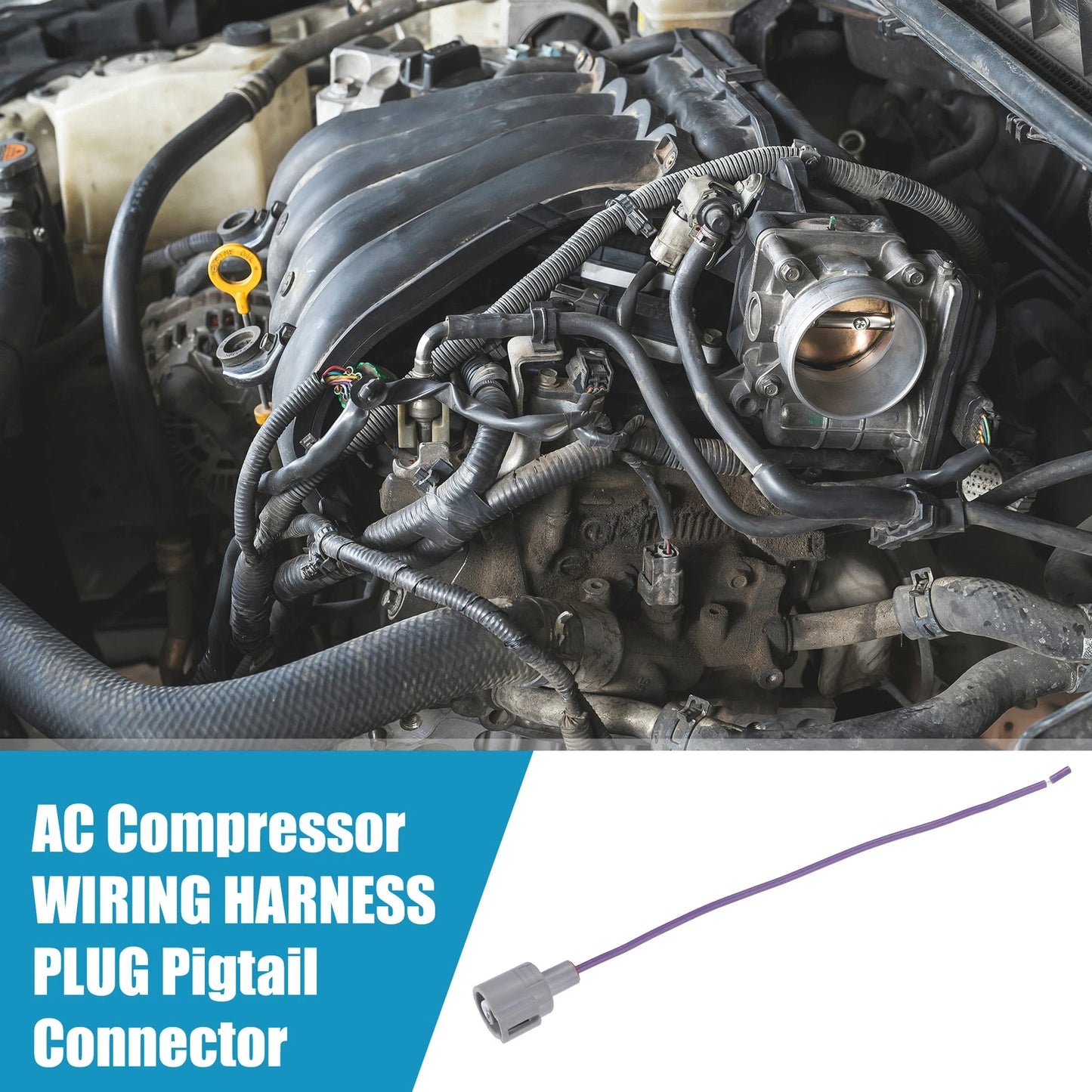 AC Compressor Wiring Harness Plug for Toyota Tacoma (2005-2023)