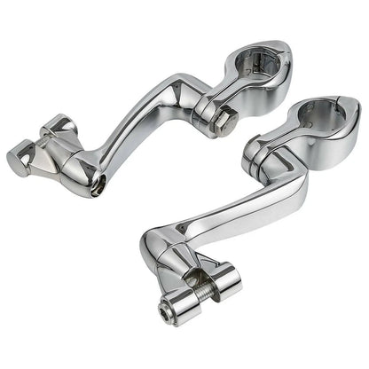 1 1/4" Adjustable Engine Guard Foot Pegs for Harley