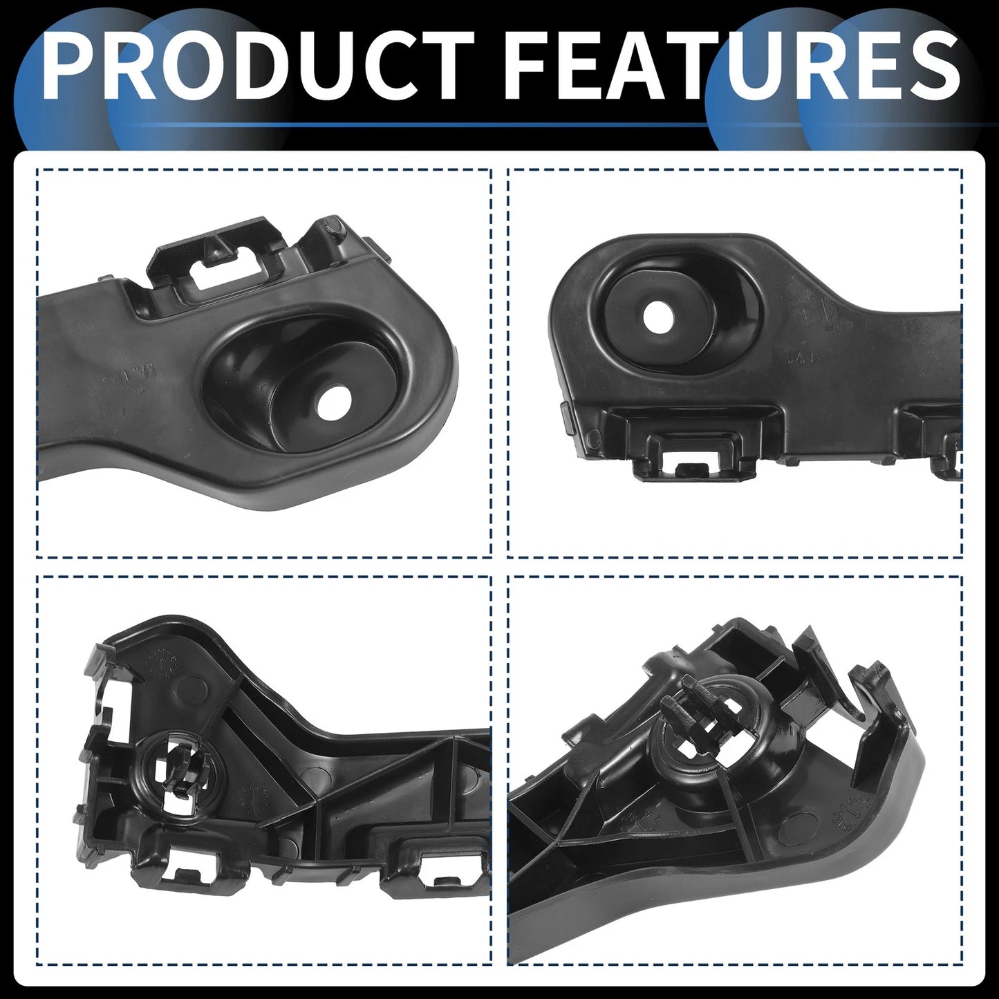 Right Front Bumper Retainer Bracket for Ford Edge (2011-2014)