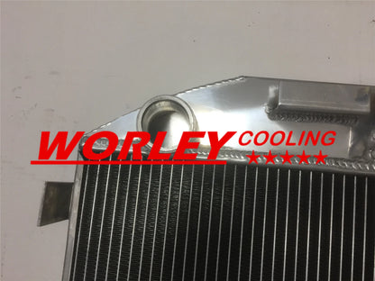 3 Row Aluminum Radiator for Ford Model A (1928-1929) + Fan