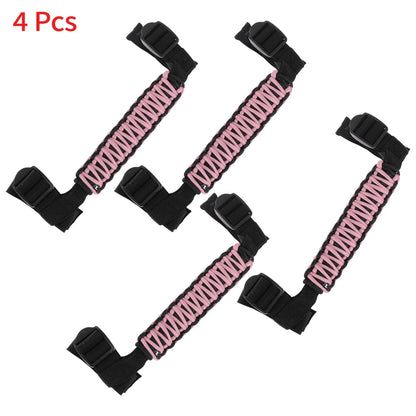 Pink Roll Bar Grab Handles for Jeep Wrangler (2024-2025)