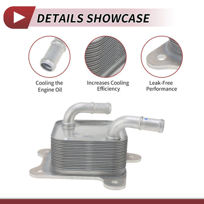 Engine Oil Cooler for Car (1 Pcs) - Compatible with Make & Model