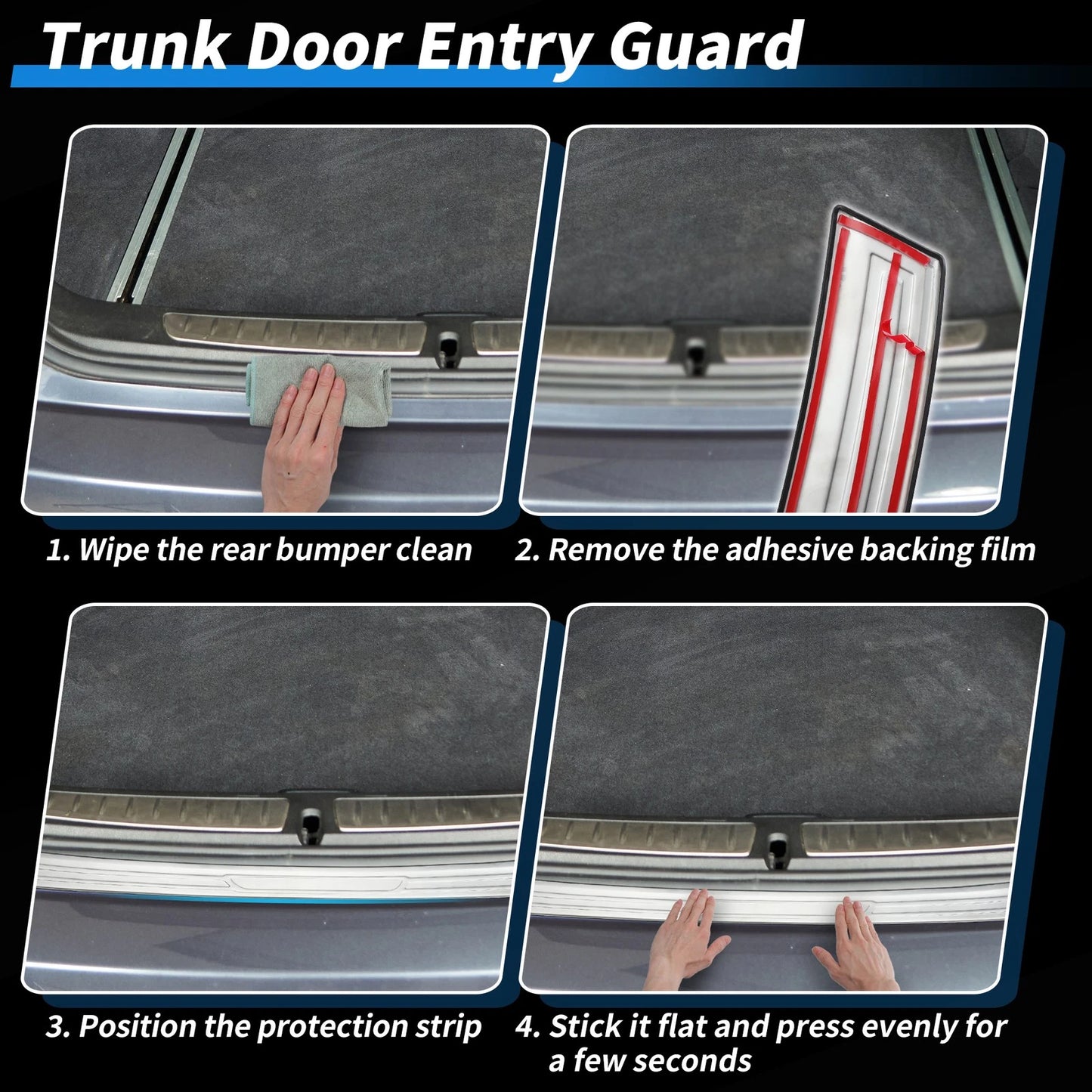 Rear Bumper Guard Protector for Toyota Highlander (2015-2019)