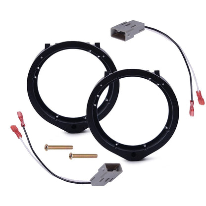 6.5" 6.75" Door Speaker Adapter & Harness for Honda Accord Crosstour (2010-2015)