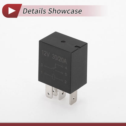 5 Pins Multi-Purpose Relay for Mercedes-Benz, Volvo 12V 20A/30A