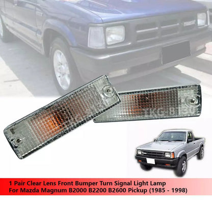 Clear Front Bumper Light for Mazda B2000 B2200 B2600 (1986-1993)