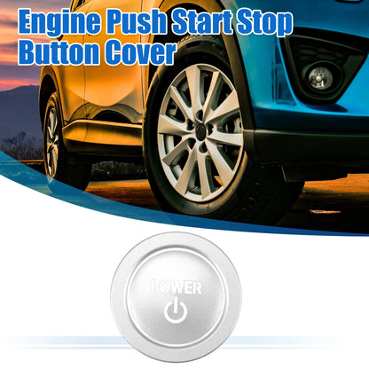 Push Start Stop Button Cover Trim Ring for Toyota (2016-2023)