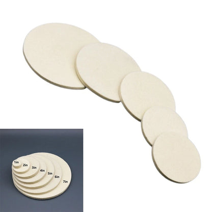 Inch Wool Felt Polishing Pad for Wheel Car Glass Stainless Steel