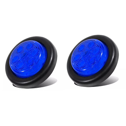 4 x Blue Side Marker Lights for Truck Trailer (Clearance)