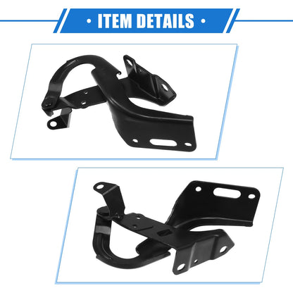 Hood Hinge for Honda HR-V 2016-2018 - Durable Metal Black Left Side
