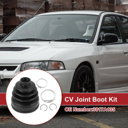 Inner CV Joint Boot Kit w/ Clamps for Mitsubishi Lancer (2008-2017)
