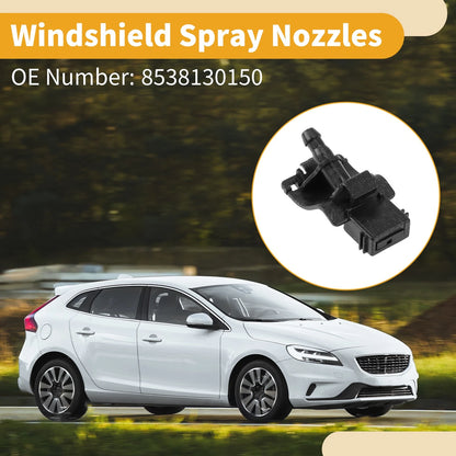 Front Windshield Washer Nozzle 2 x Black for Lexus RX (2008–2016)