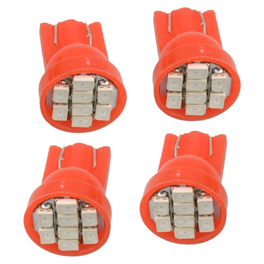13Pc T10 31mm Red SMD LED Bulbs for Car Instrument Panel Dash Light