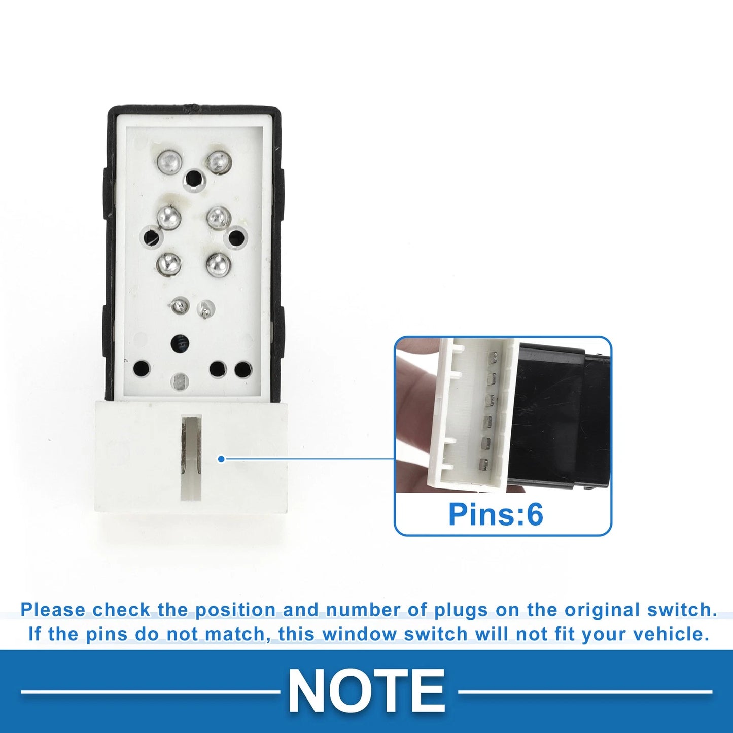 Passenger Side Power Window Switch for Chevrolet Epica Window Control Switch